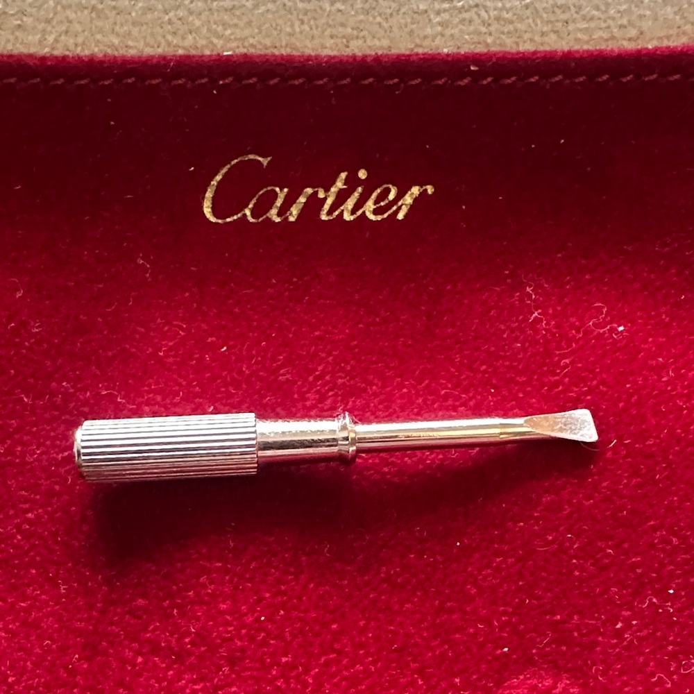 Cartier rose gold screw driver for love bracelets, authentic